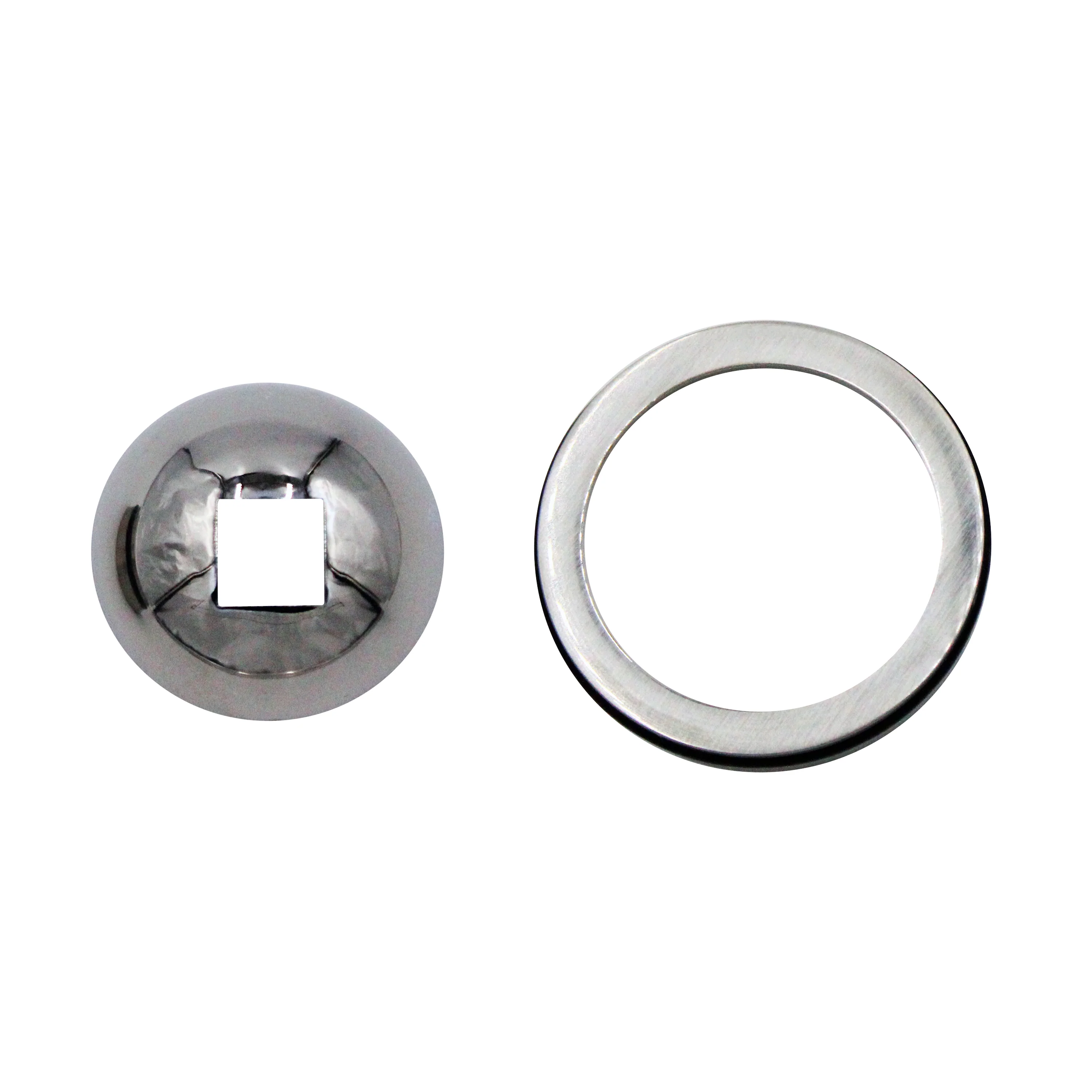 Bath Faucet Cap in Brushed Nickel (AE1B0094S)