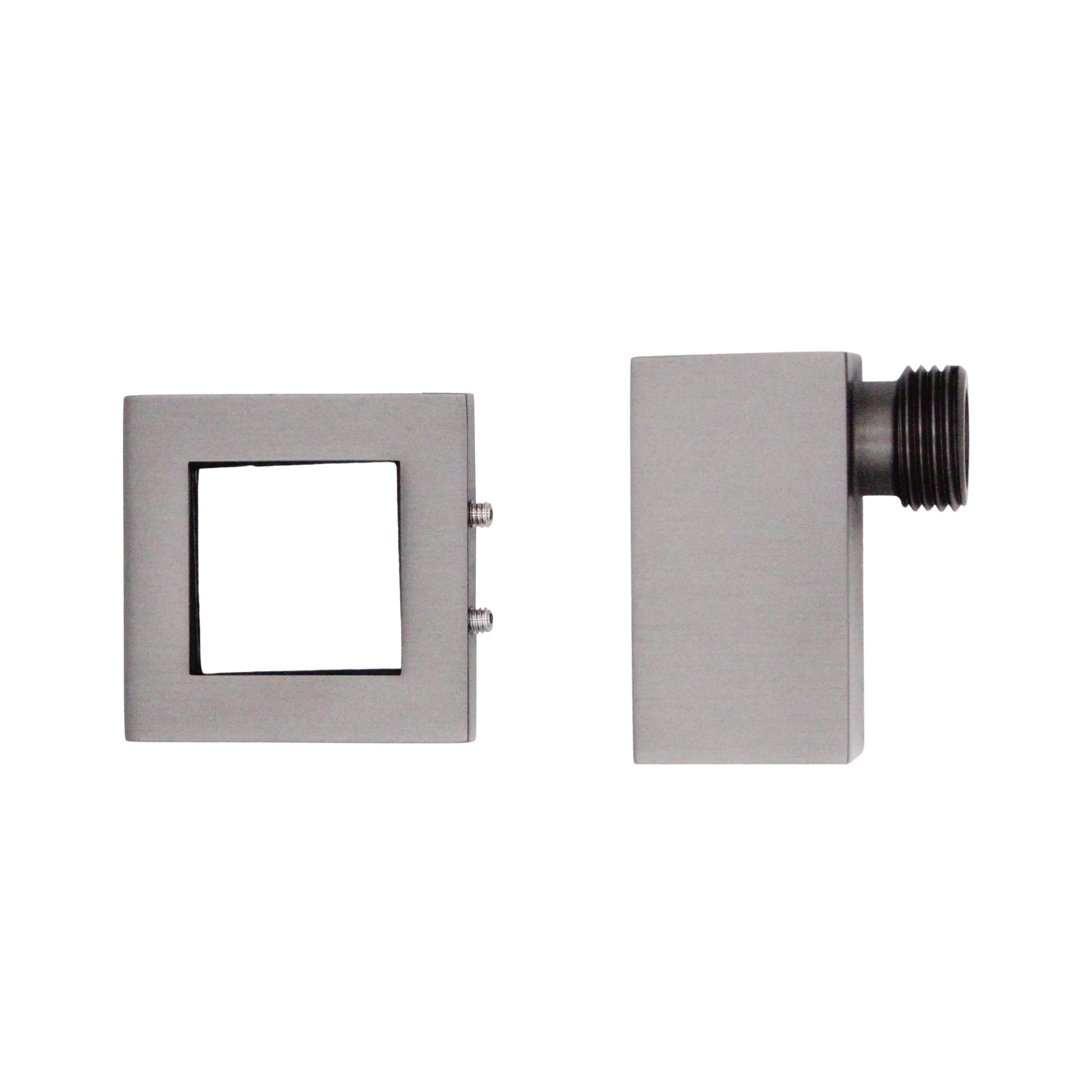 Shower Square Brass Elbow Connector in Gun Metal (AH1B0194S2)