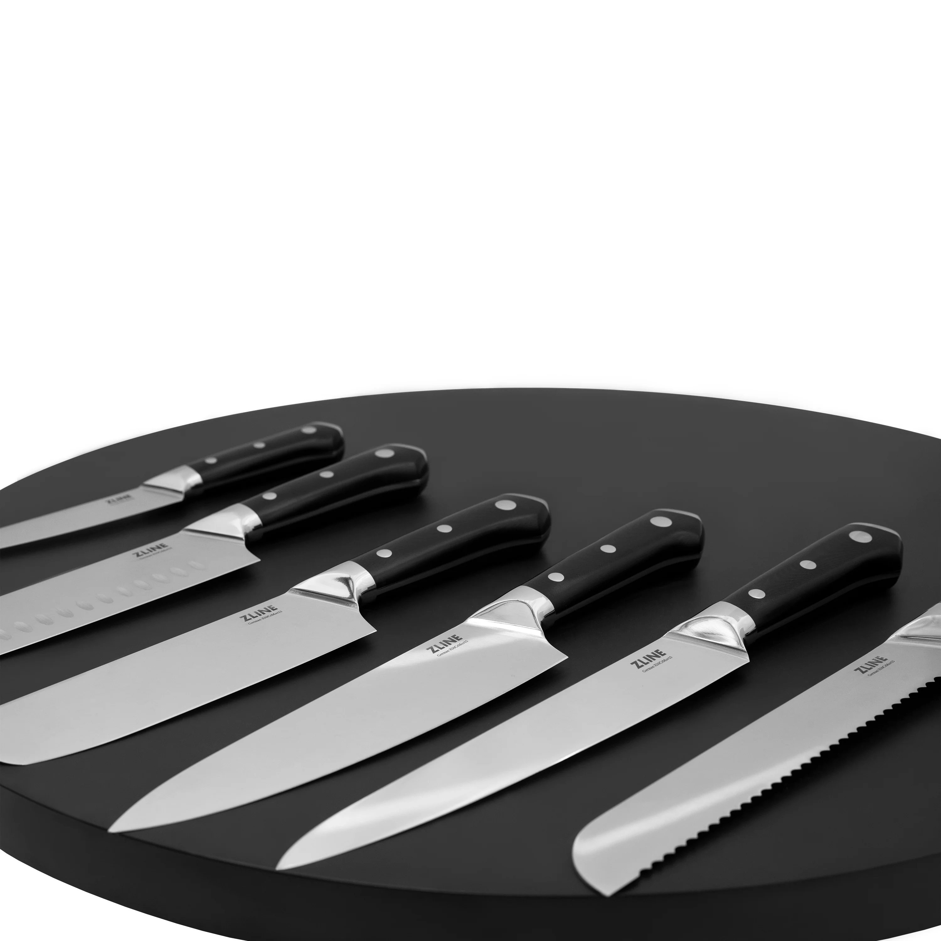 ZLINE 15-Piece Professional German Steel Kitchen Knife Block Set - Image 10