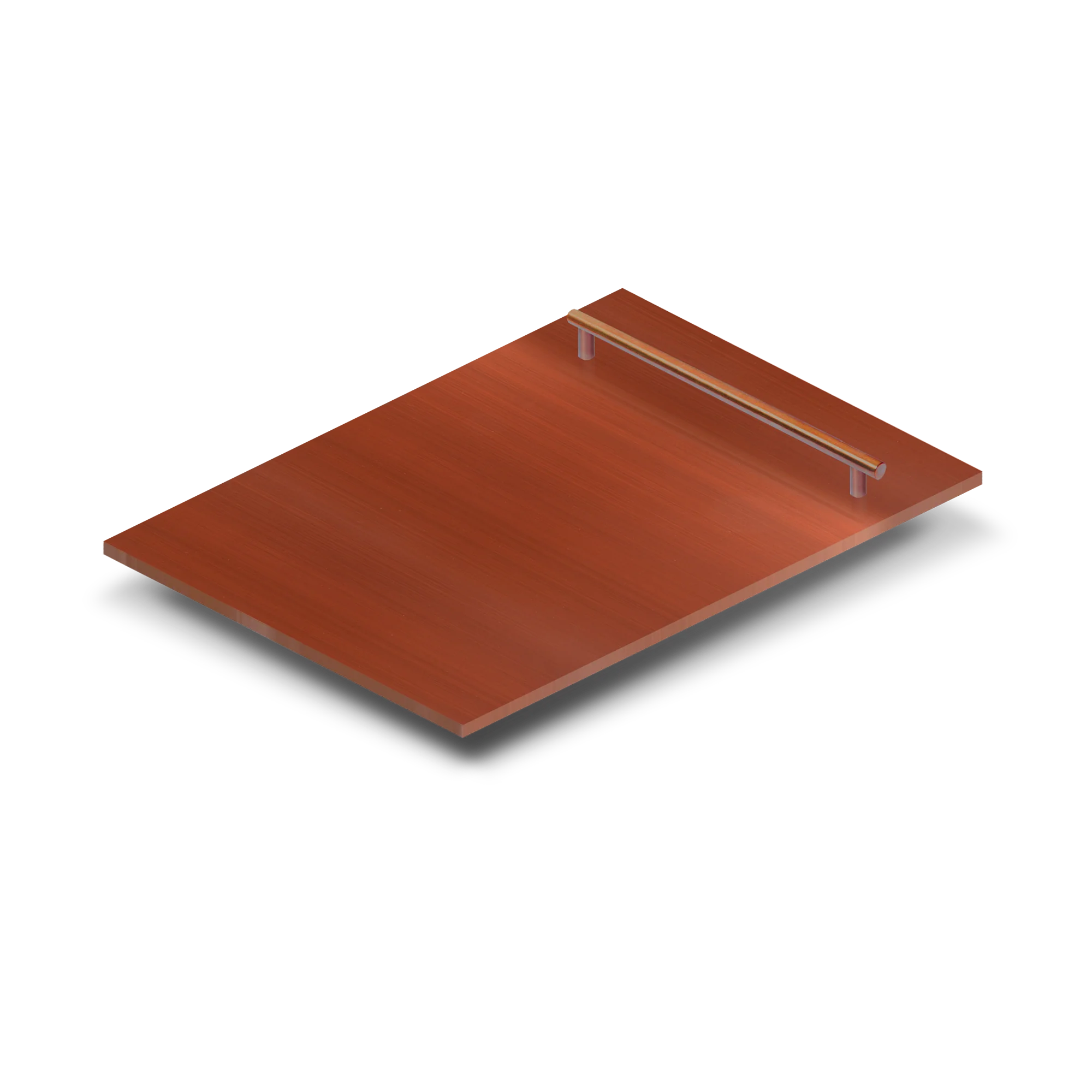 ZLINE 18 in. Dishwasher Panel in Copper with Modern Handle (DP-C-18) - Image 2