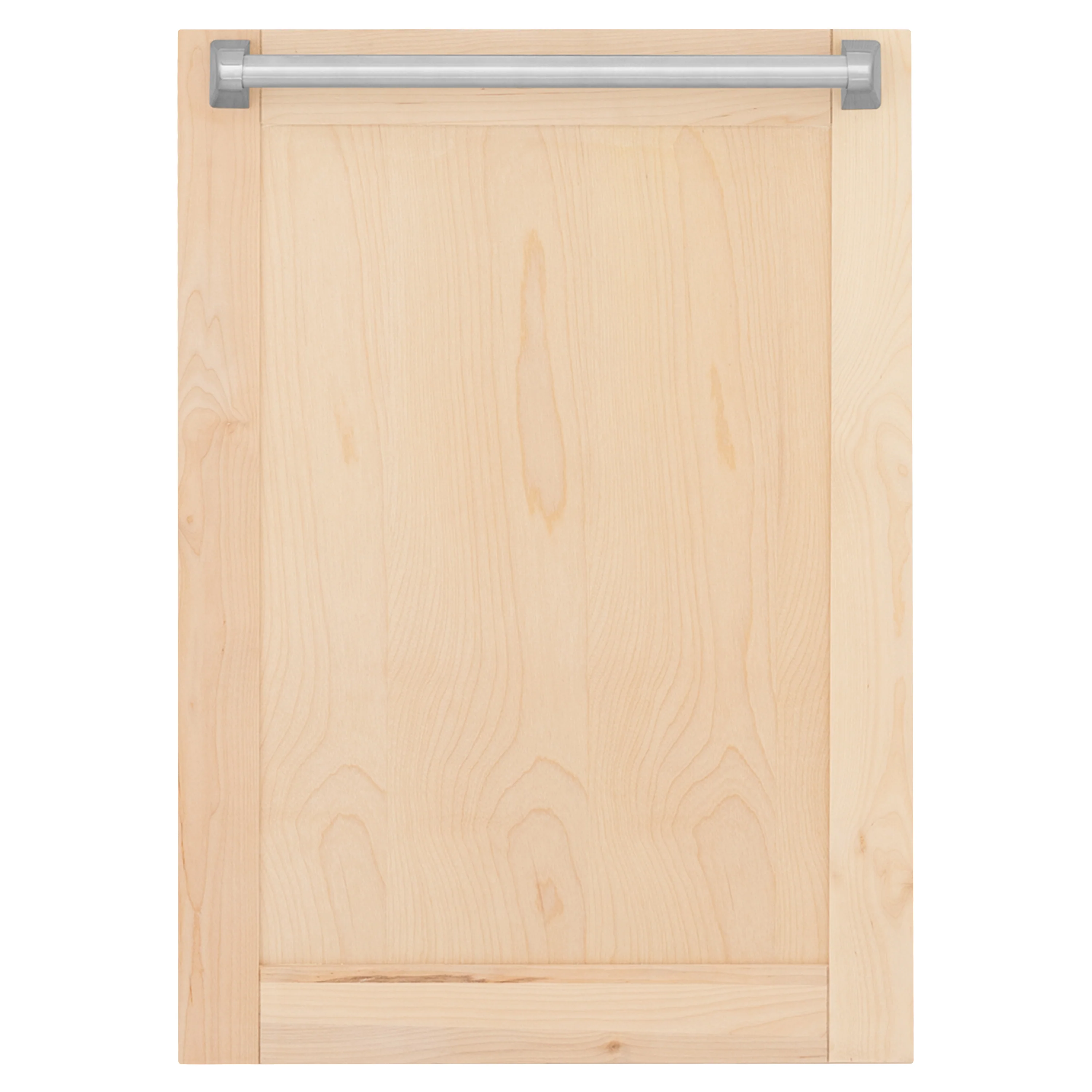 ZLINE 18 in. Tallac Dishwasher Panel in Unfinished Wood with Traditional Handle (DPV-UF-18)