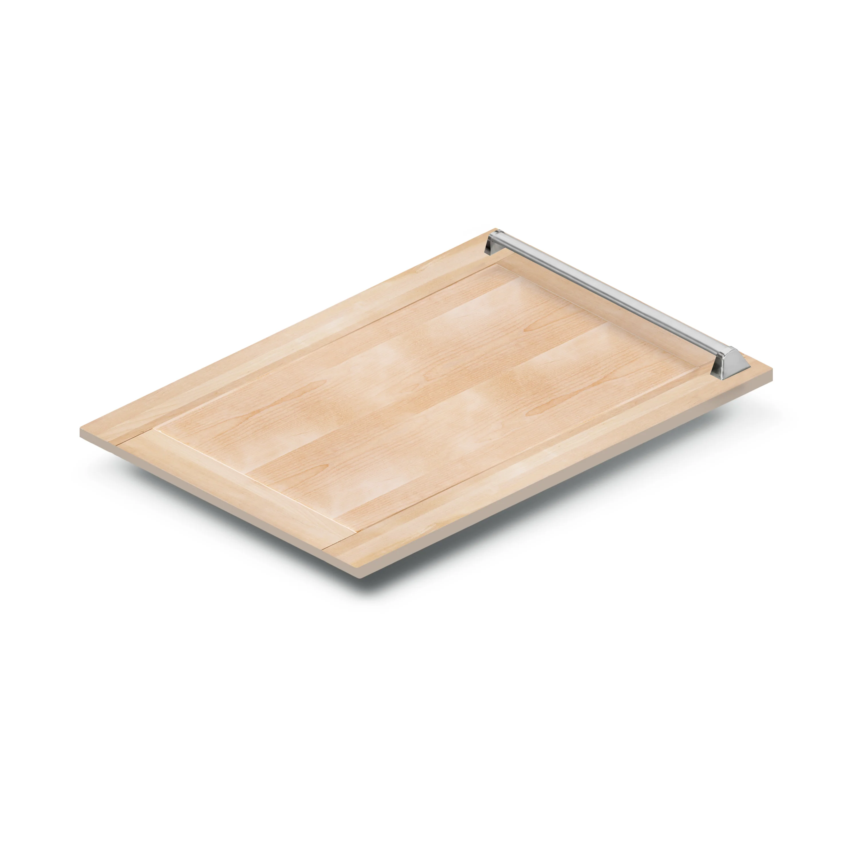 ZLINE 18 in. Tallac Dishwasher Panel in Unfinished Wood with Traditional Handle (DPV-UF-18) - Image 5