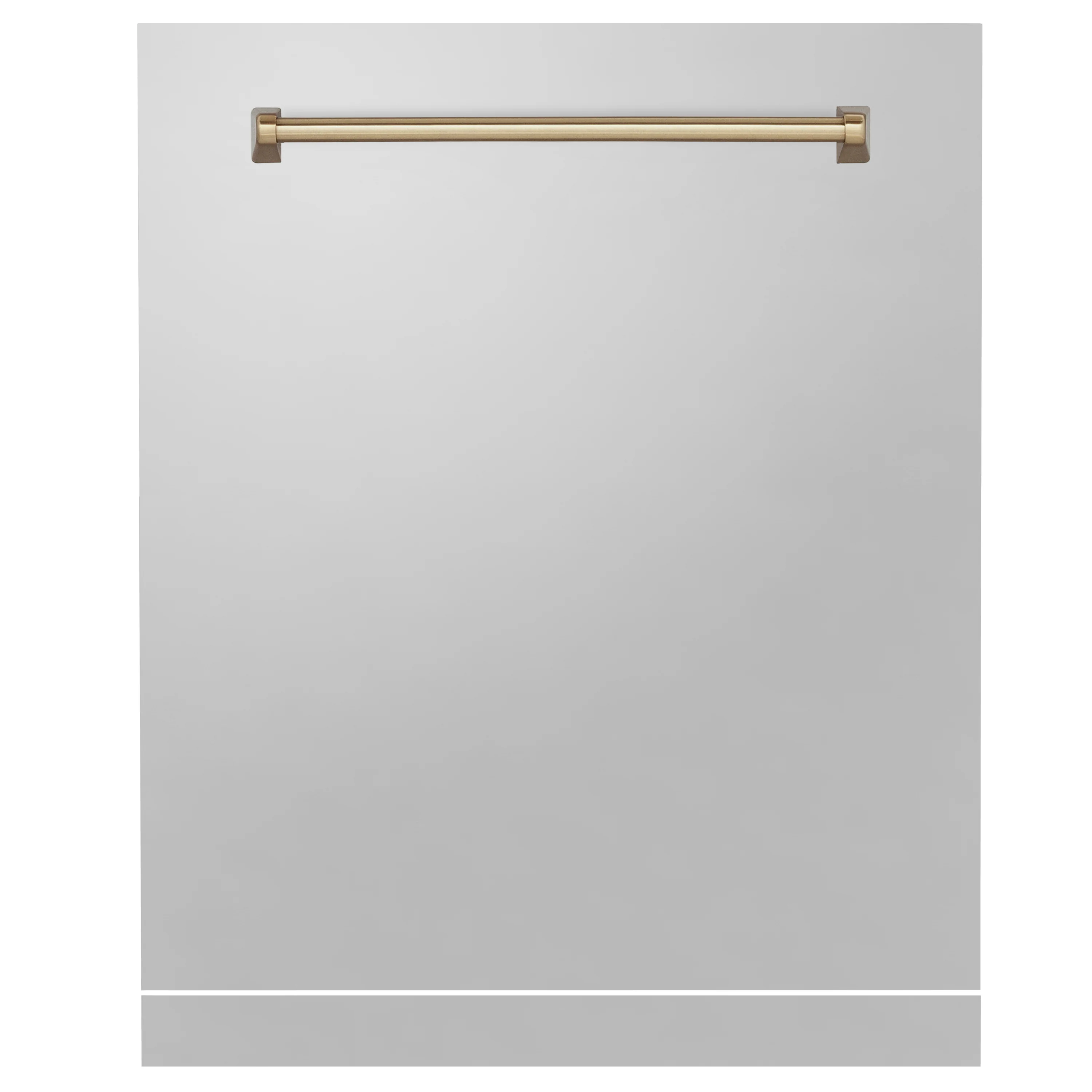 ZLINE Autograph Edition 24 in. Monument Dishwasher Panel in Stainless Steel with Champagne Bronze Handle (DPMTZ-304-24-CB) - Image 3