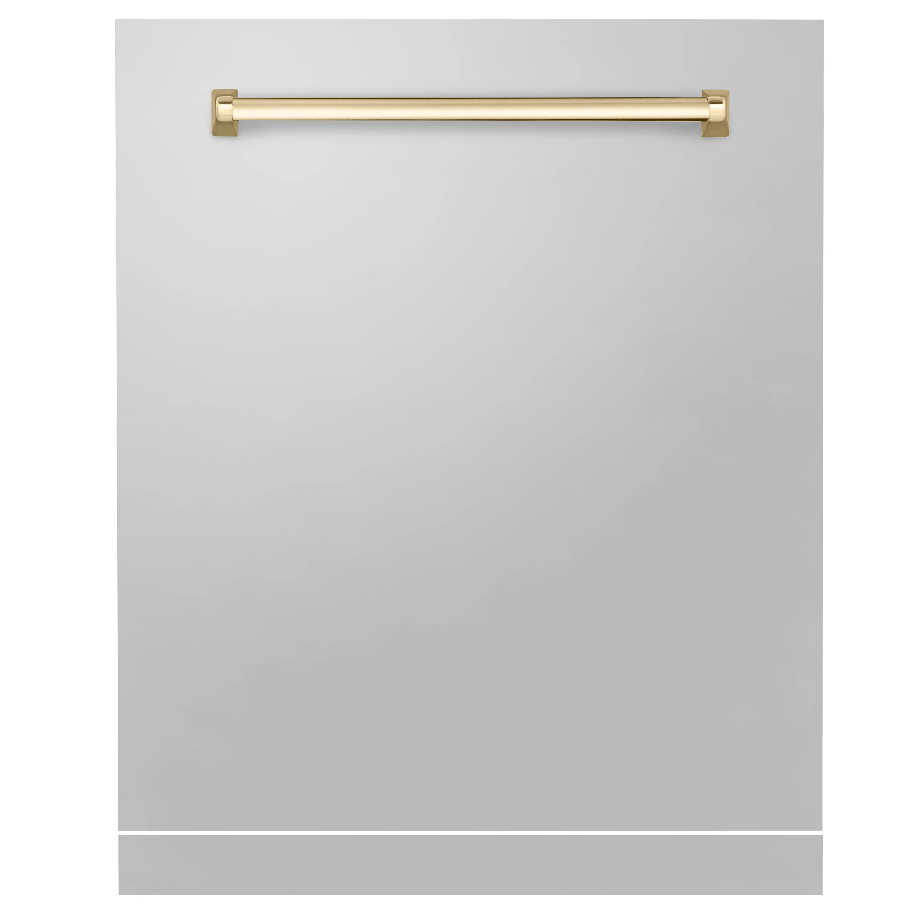 ZLINE Autograph Edition 24 in. Monument Dishwasher Panel in Stainless Steel with Gold Handle (DPMTZ-304-24-G) - Image 2