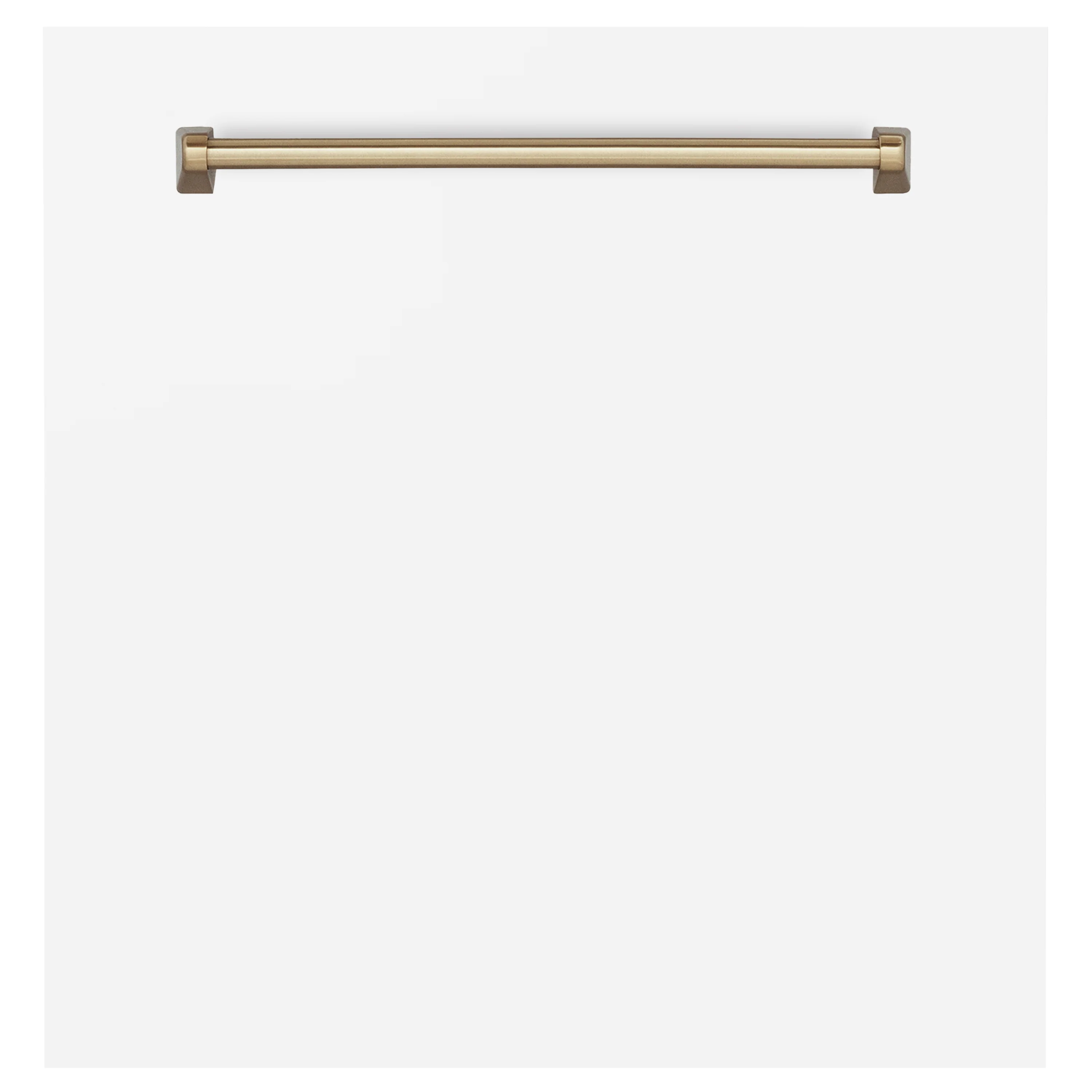 ZLINE Autograph Edition 24 in. Monument Dishwasher Panel in White Matte with Champagne Bronze Handle (DPMTZ-WM-24-CB)