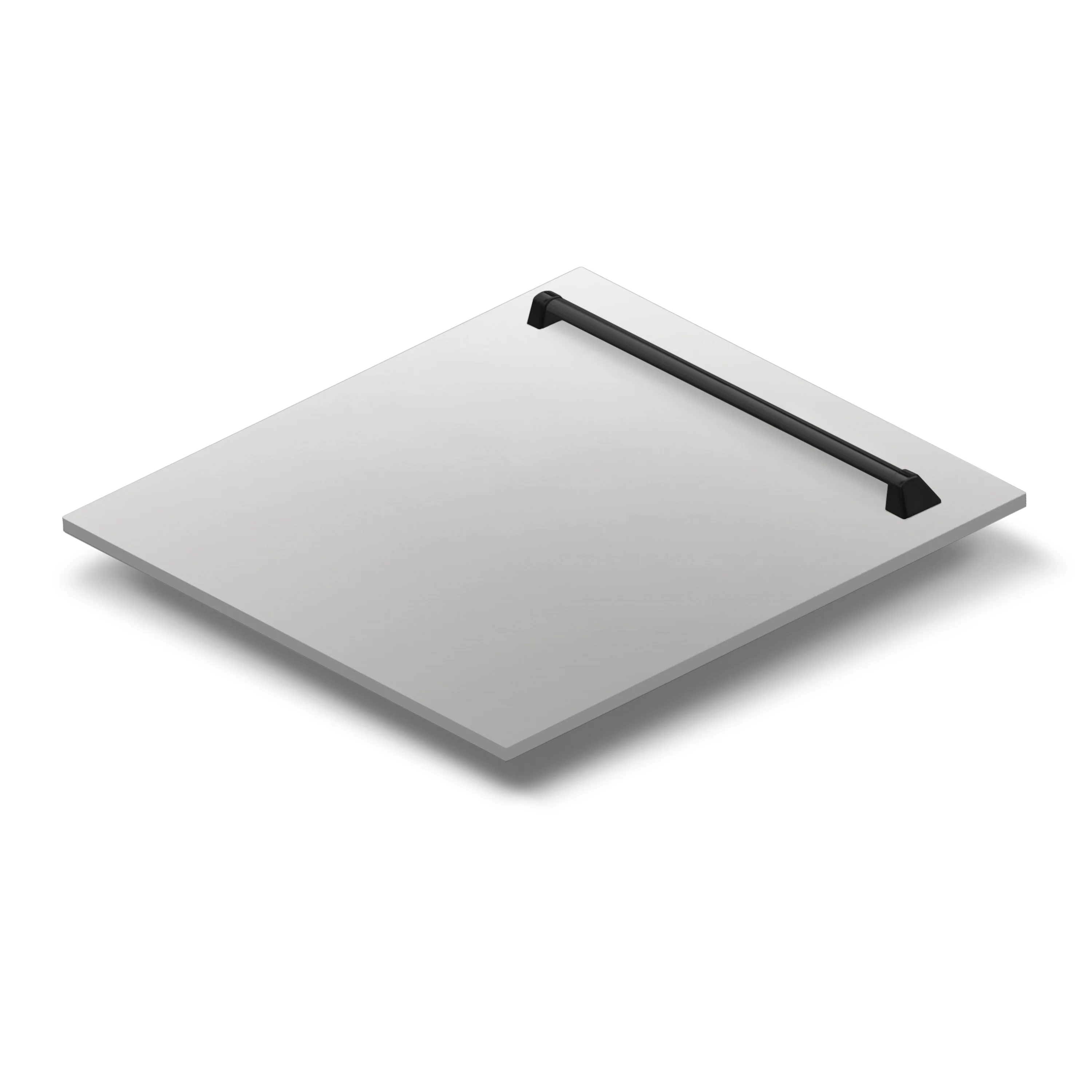 ZLINE Autograph Edition 24 in. Tallac Dishwasher Panel in Stainless Steel with Matte Black Handle (DPVZ-304-24-MB) - Image 2