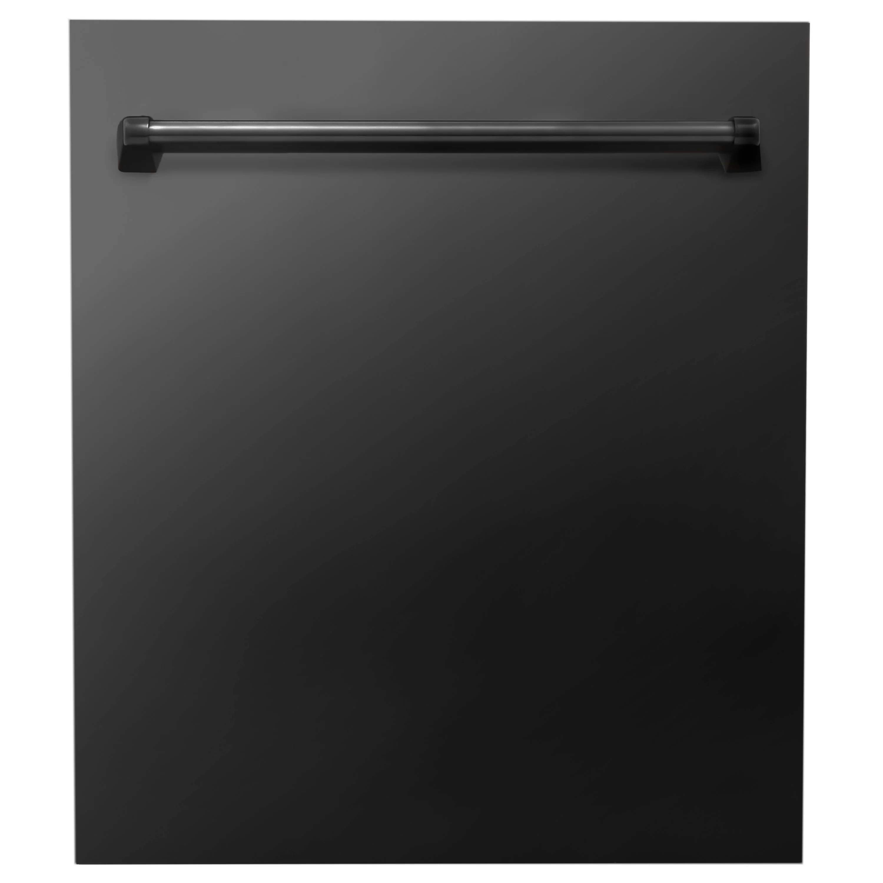 ZLINE 24 in. Dishwasher Panel in Black Stainless Steel with Traditional Handle (DP-BS-24)