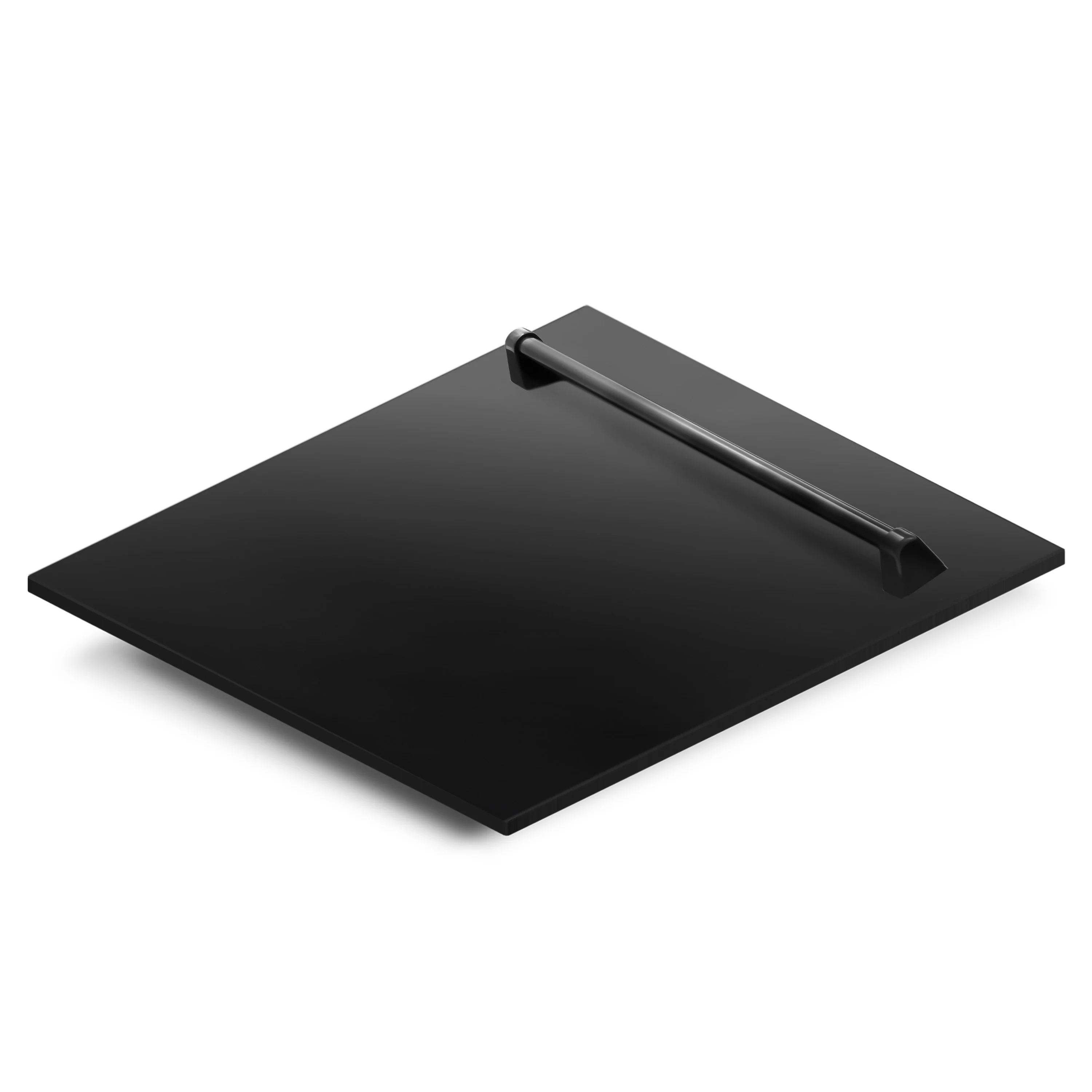 ZLINE 24 in. Dishwasher Panel in Black Stainless Steel with Traditional Handle (DP-BS-24) - Image 2