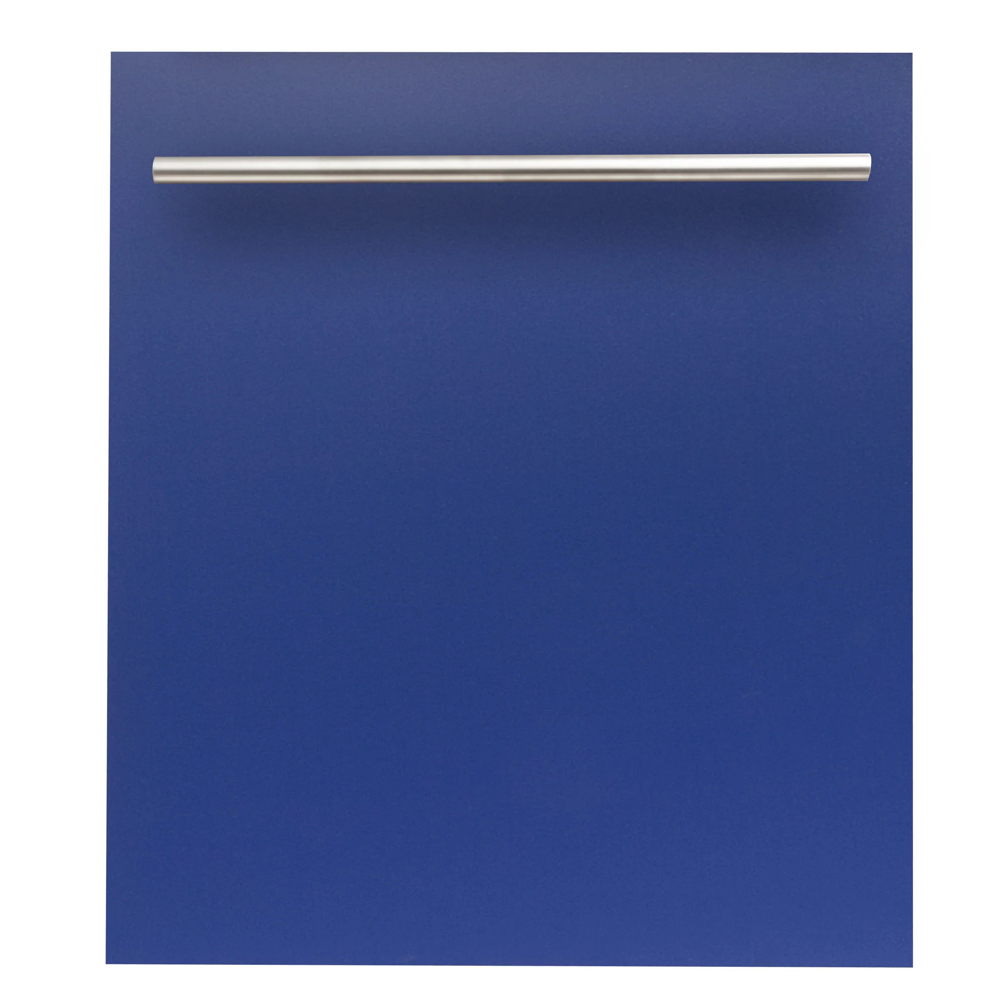 ZLINE 24 in. Dishwasher Panel in Blue Matte with Modern Handle (DP-BM-H-24)