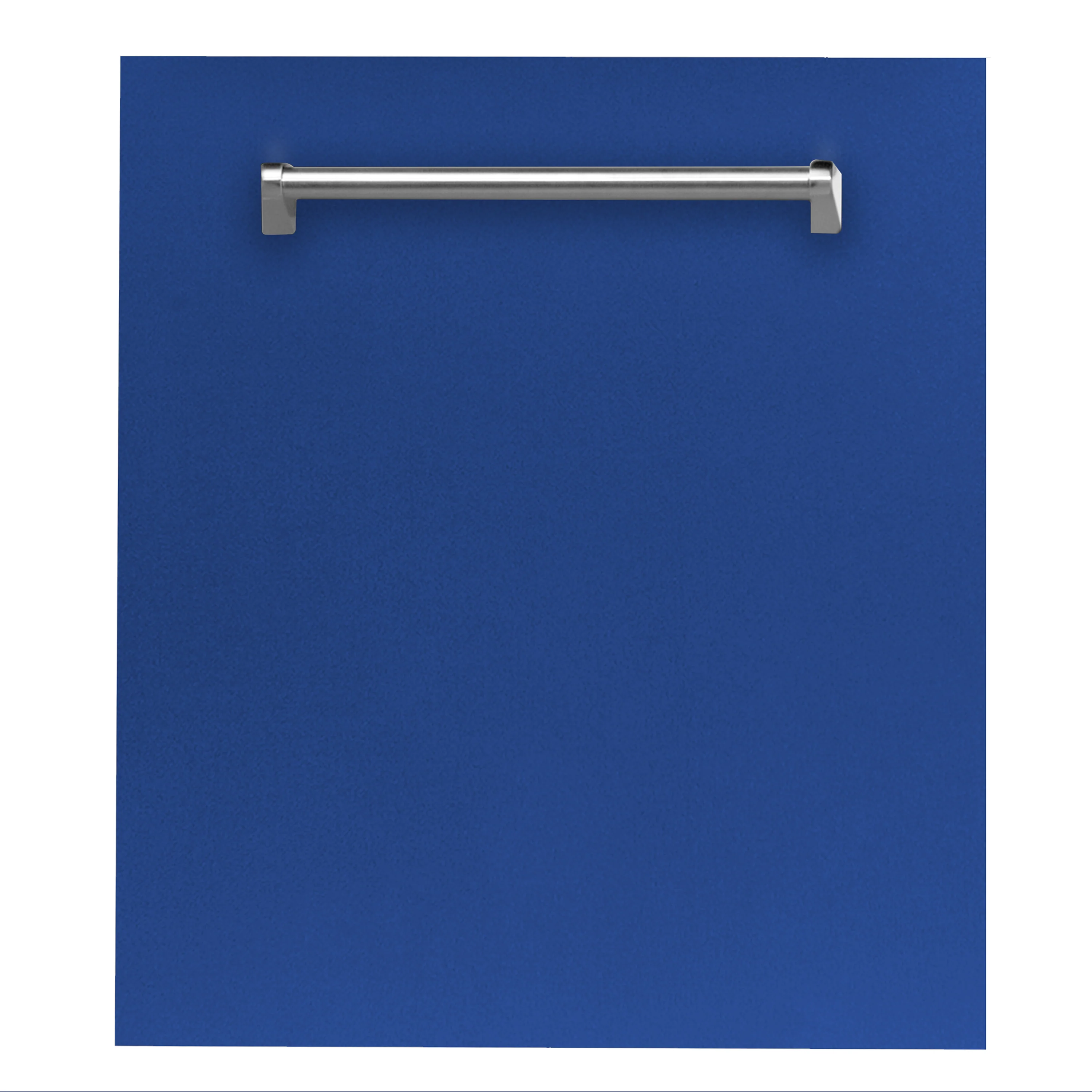 ZLINE 24 in. Dishwasher Panel in Blue Matte with Traditional Handle (DP-BM-24)
