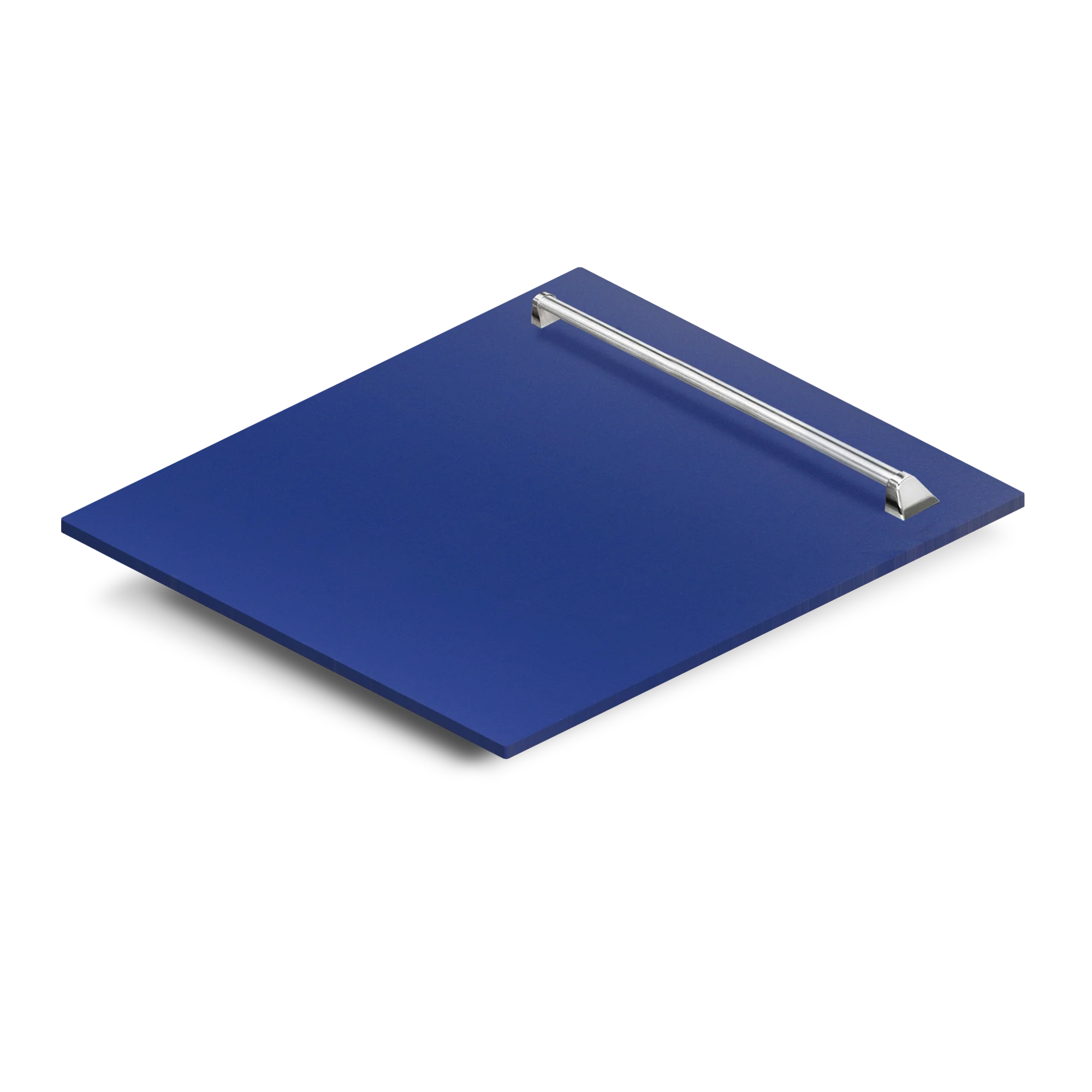 ZLINE 24 in. Dishwasher Panel in Blue Matte with Traditional Handle (DP-BM-24) - Image 2