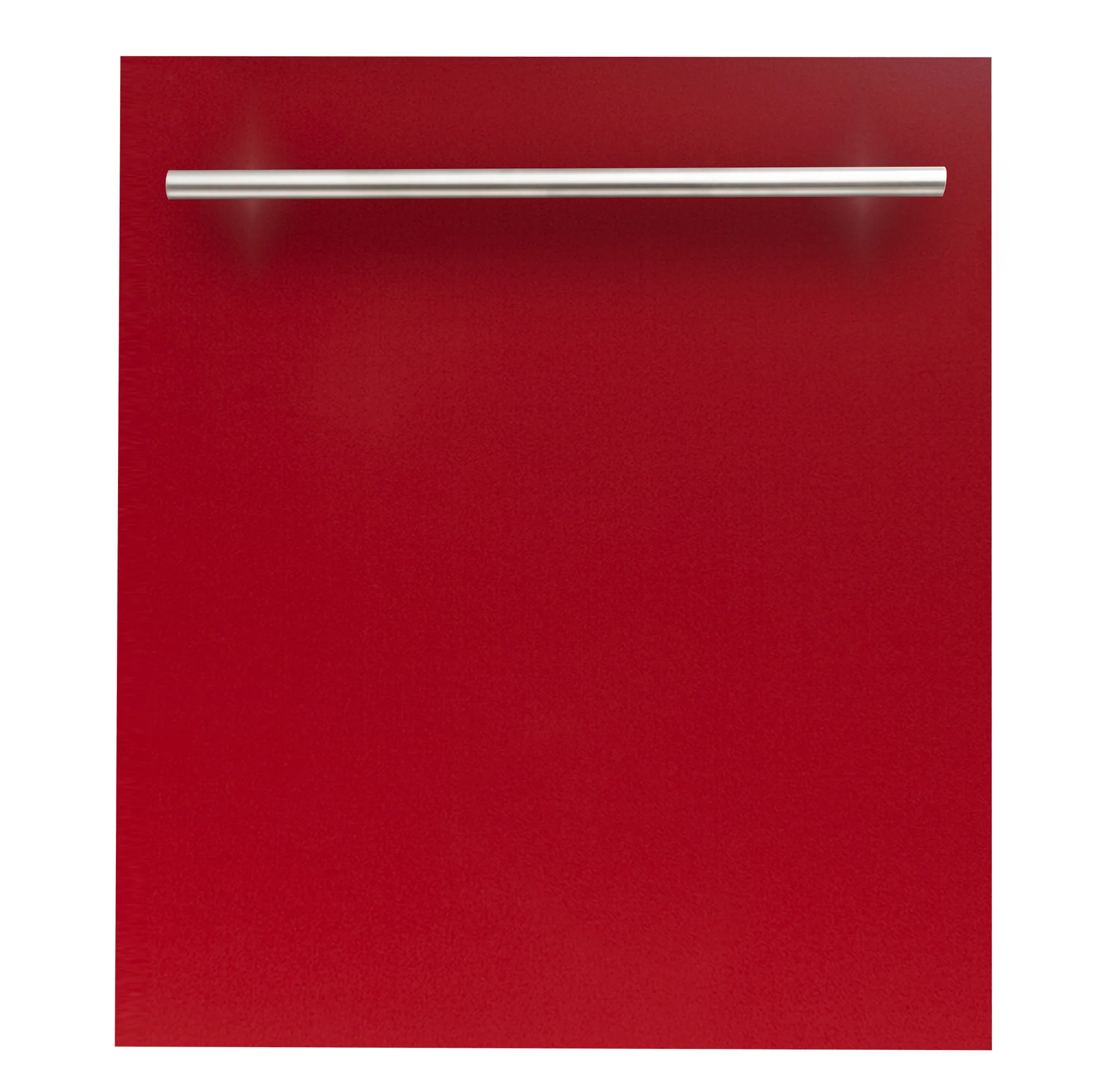 ZLINE 24 in. Dishwasher Panel in Red Gloss with Modern Handle (DP-RG-H-24)