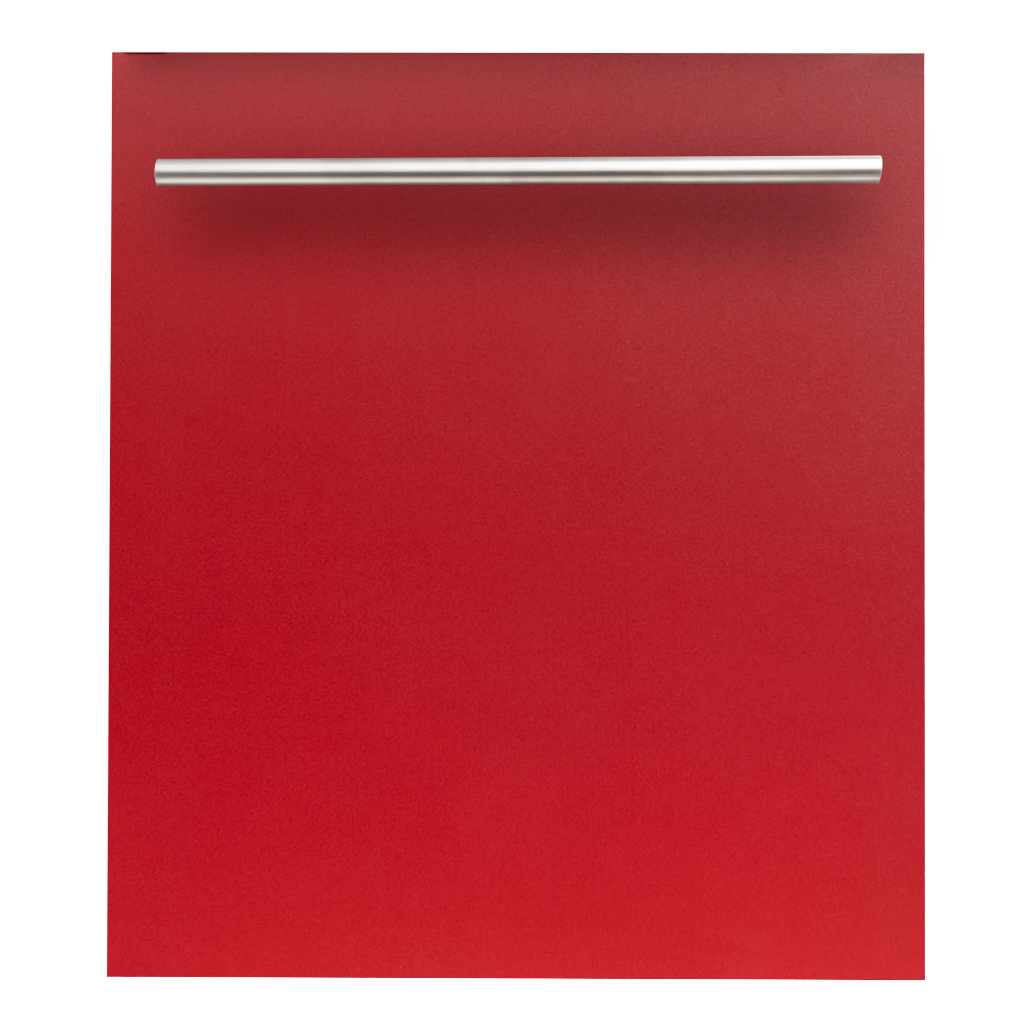 ZLINE 24 in. Dishwasher Panel in Red Matte with Modern Handle (DP-RM-H-24)