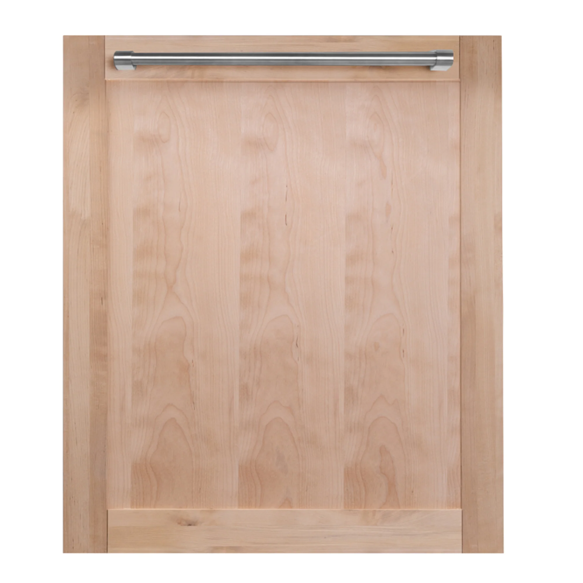 ZLINE 24 in. Dishwasher Panel in Unfinished Wood with Traditional Handle (DP-UF-H-24)