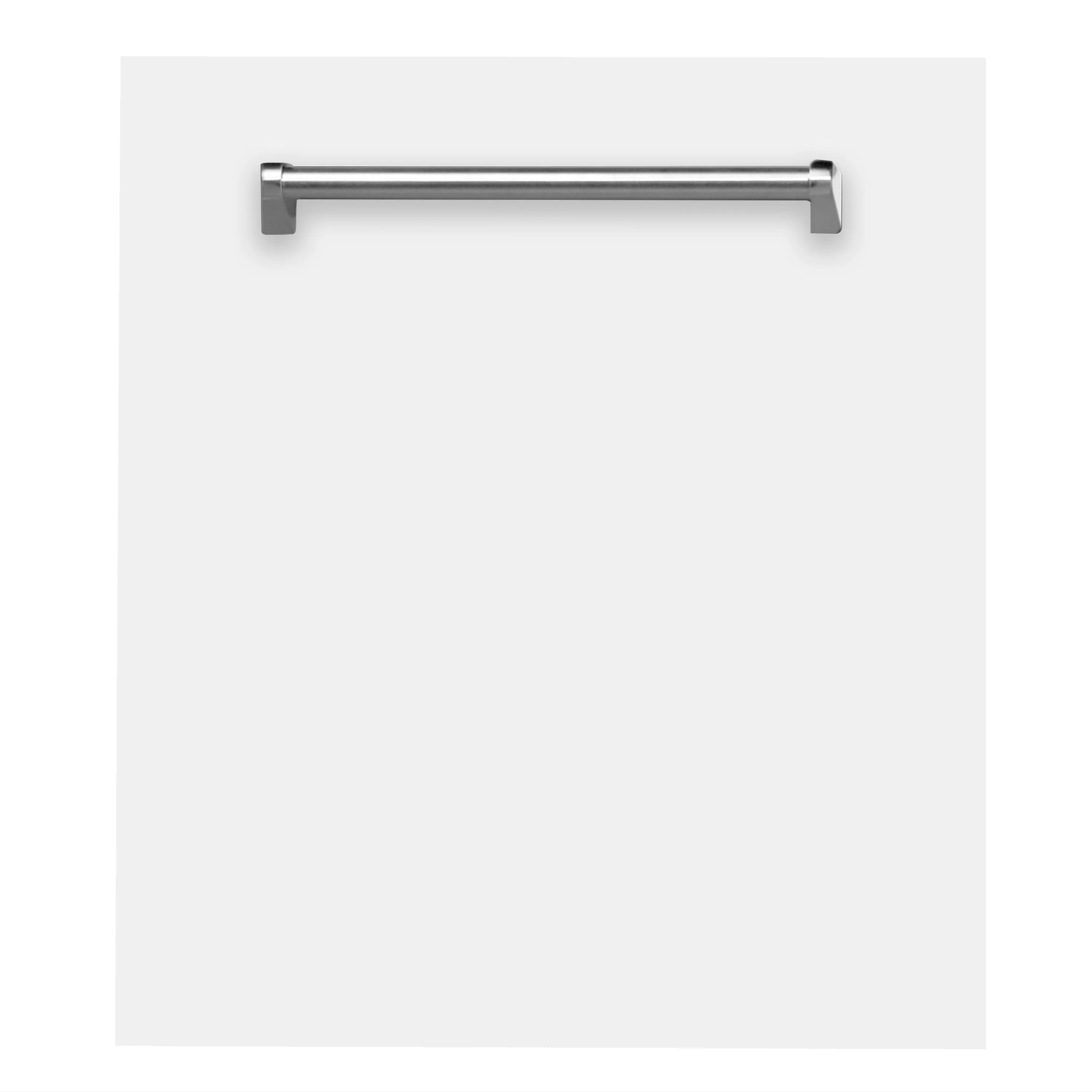 ZLINE 24 in. Dishwasher Panel in White Matte with Traditional Handle (DP-WM-24)