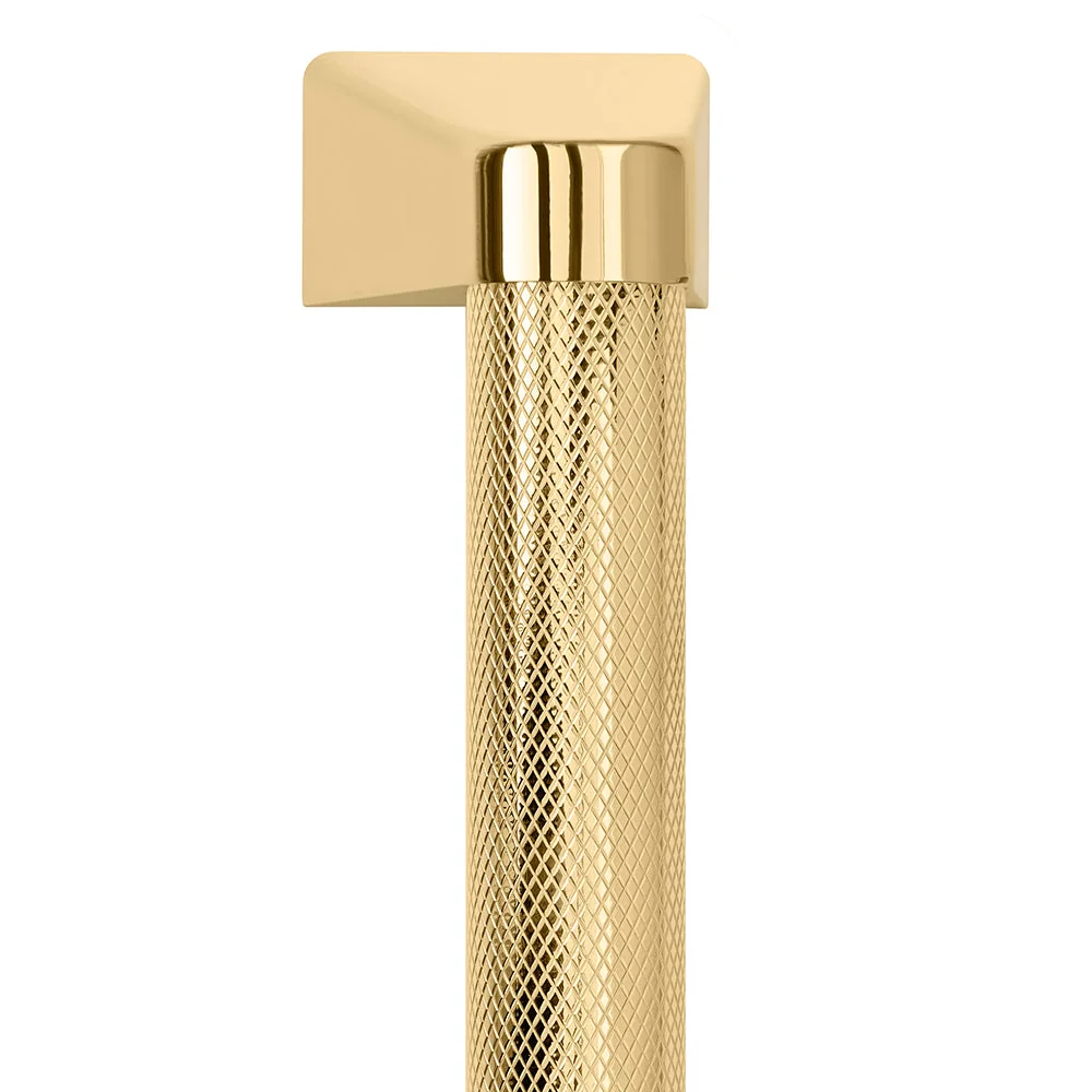 ZLINE Autograph Edition 24 in. Dishwasher Helix Handle (Set of 1) in Polished Gold (DWHZ-K-G-24) - Image 3