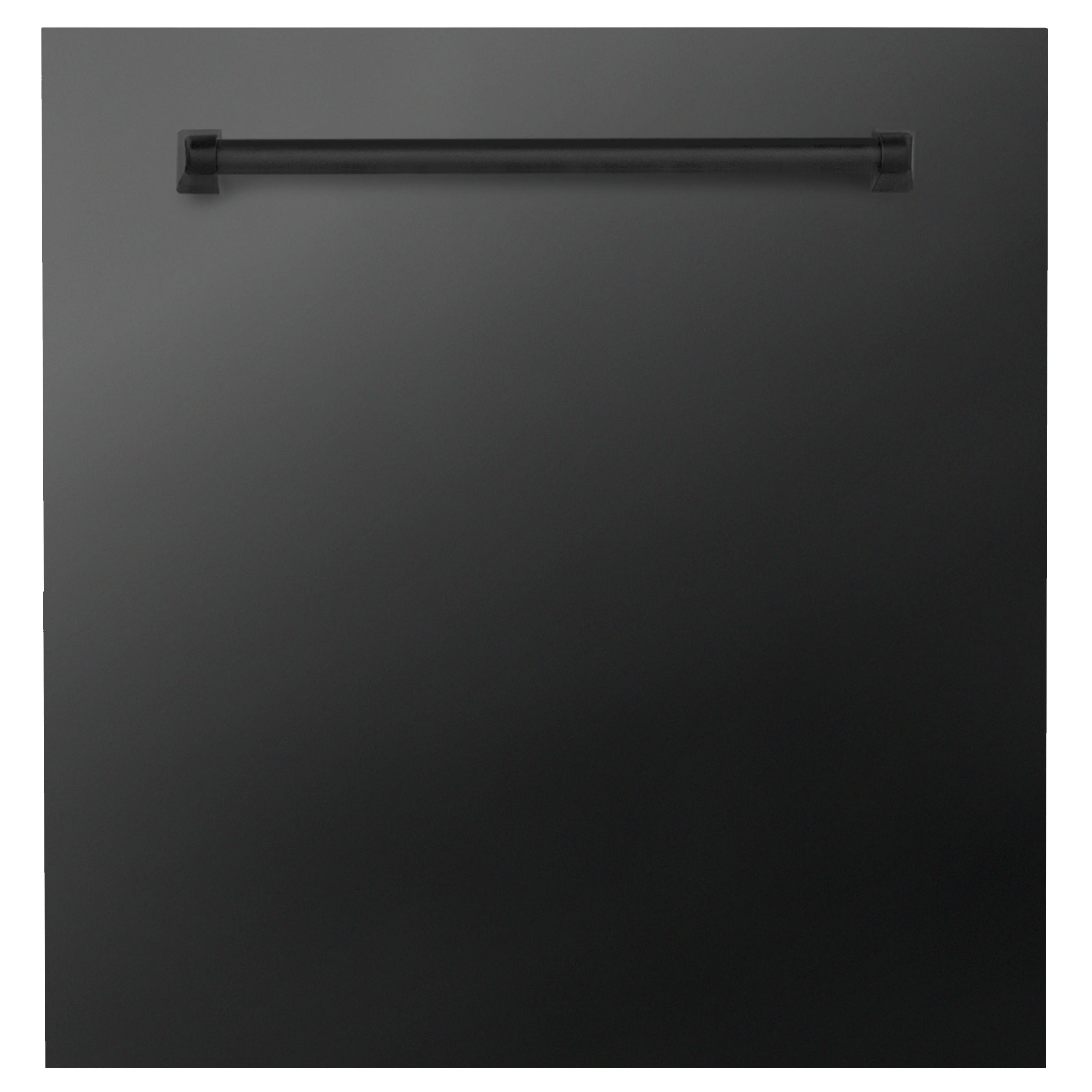 ZLINE 24 in. Monument Dishwasher Panel in Black Stainless Steel with Traditional Handle (DPMT-BS-24)