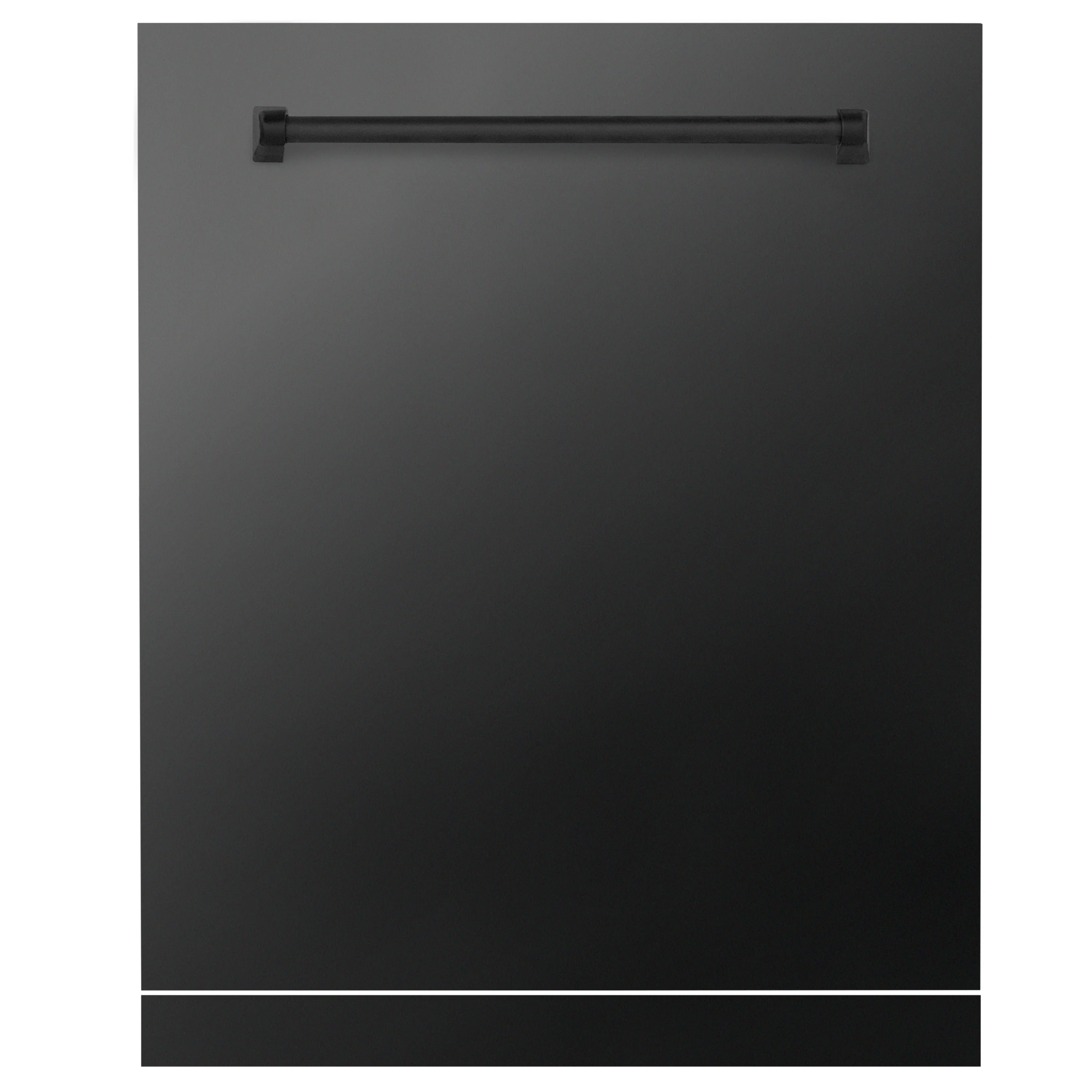 ZLINE 24 in. Monument Dishwasher Panel in Black Stainless Steel with Traditional Handle (DPMT-BS-24) - Image 3