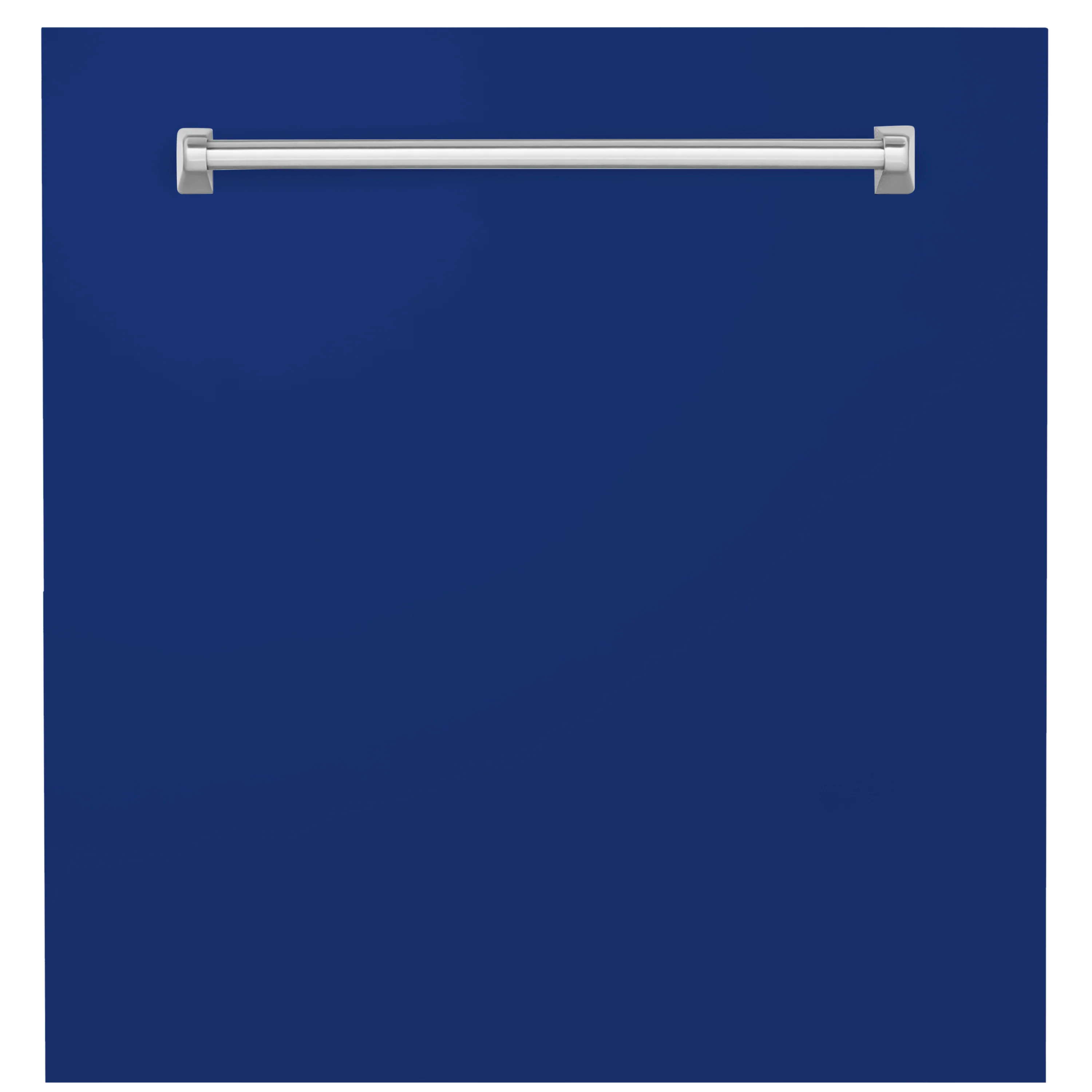 ZLINE 24 in. Monument Dishwasher Panel in Blue Gloss with Traditional Handle (DPMT-BG-24)