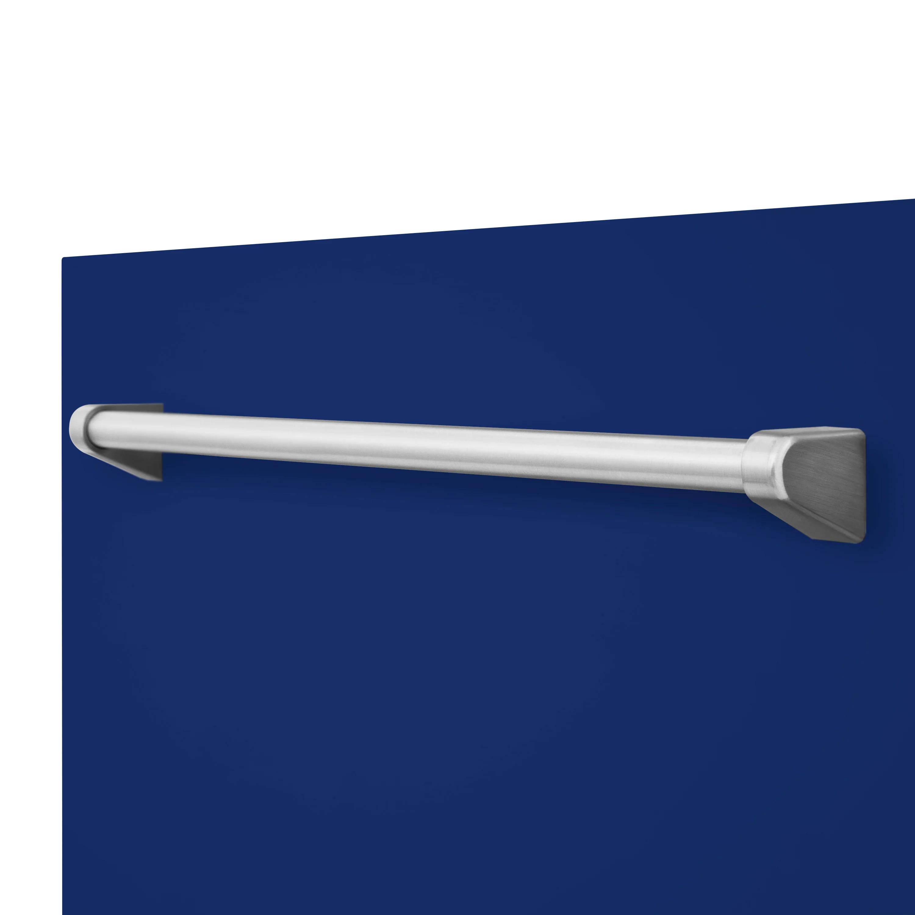 ZLINE 24 in. Monument Dishwasher Panel in Blue Gloss with Traditional Handle (DPMT-BG-24) - Image 2