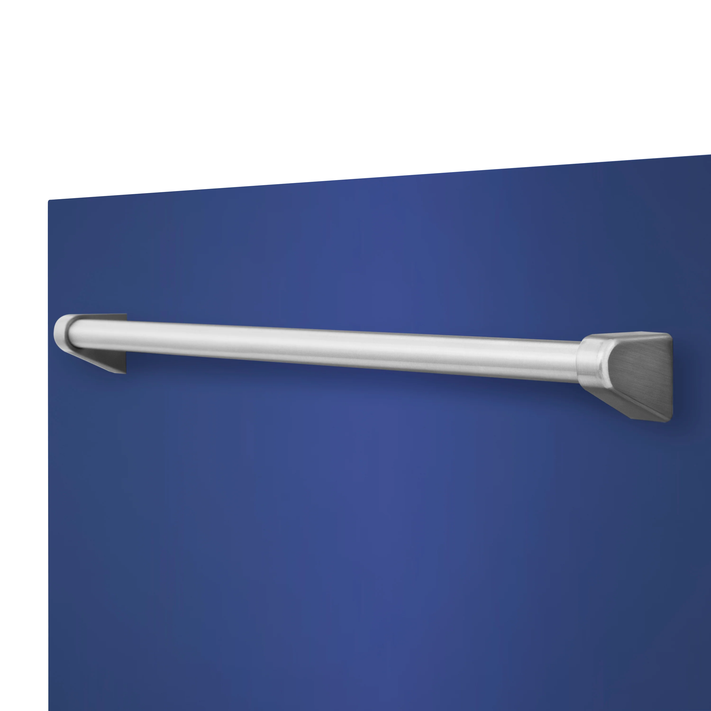 ZLINE 24 in. Monument Dishwasher Panel in Blue Matte with Traditional Handle (DPMT-BM-24) - Image 3