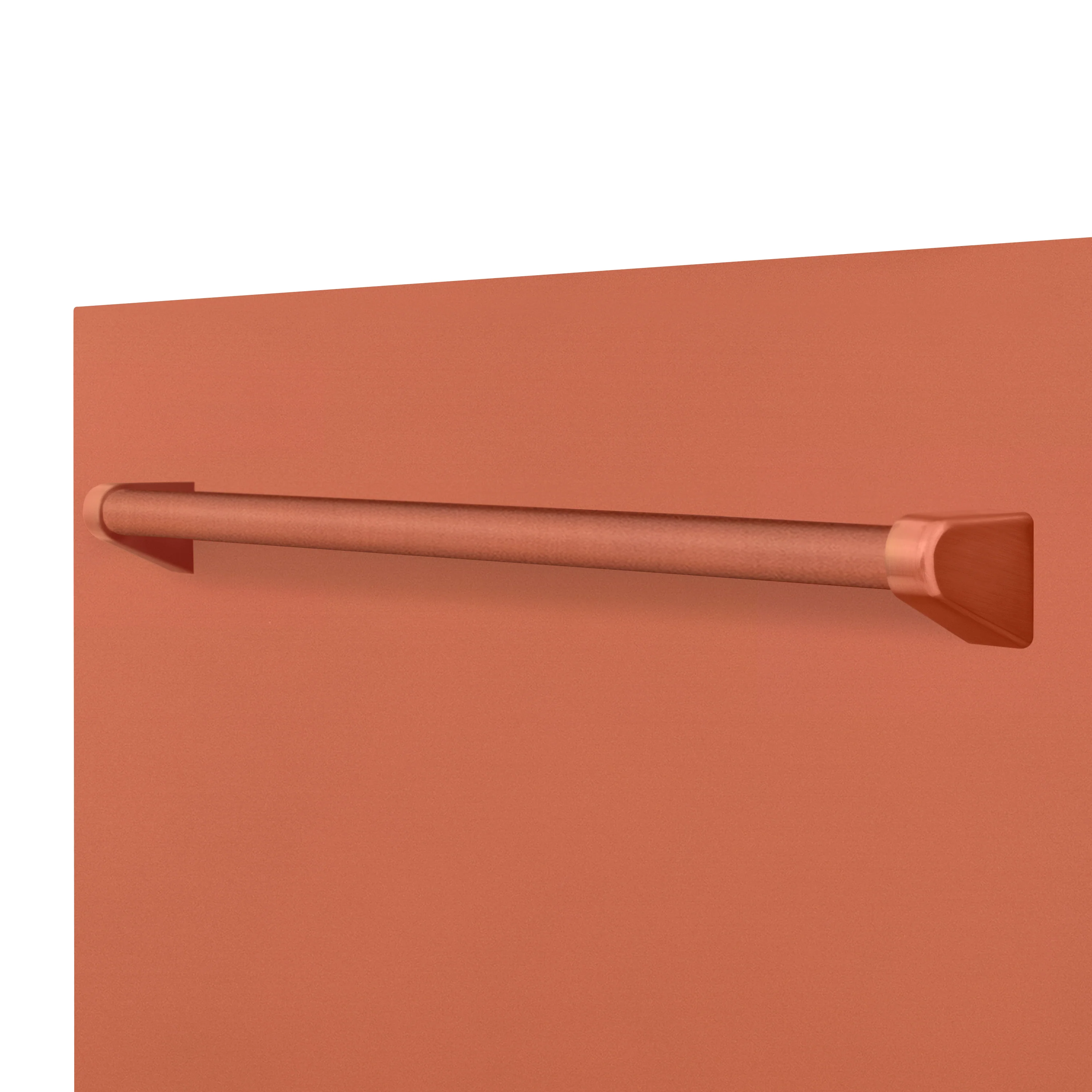 ZLINE 24 in. Monument Dishwasher Panel in Copper with Traditional Handle (DPMT-C-24) - Image 3