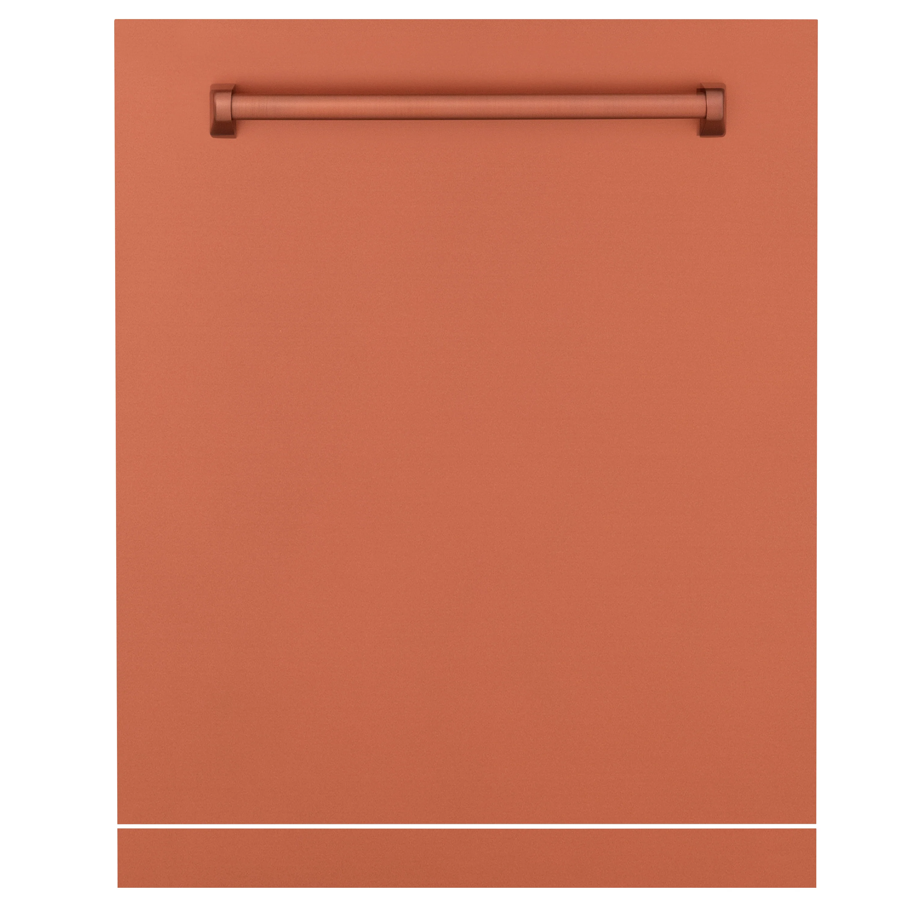 ZLINE 24 in. Monument Dishwasher Panel in Copper with Traditional Handle (DPMT-C-24) - Image 4