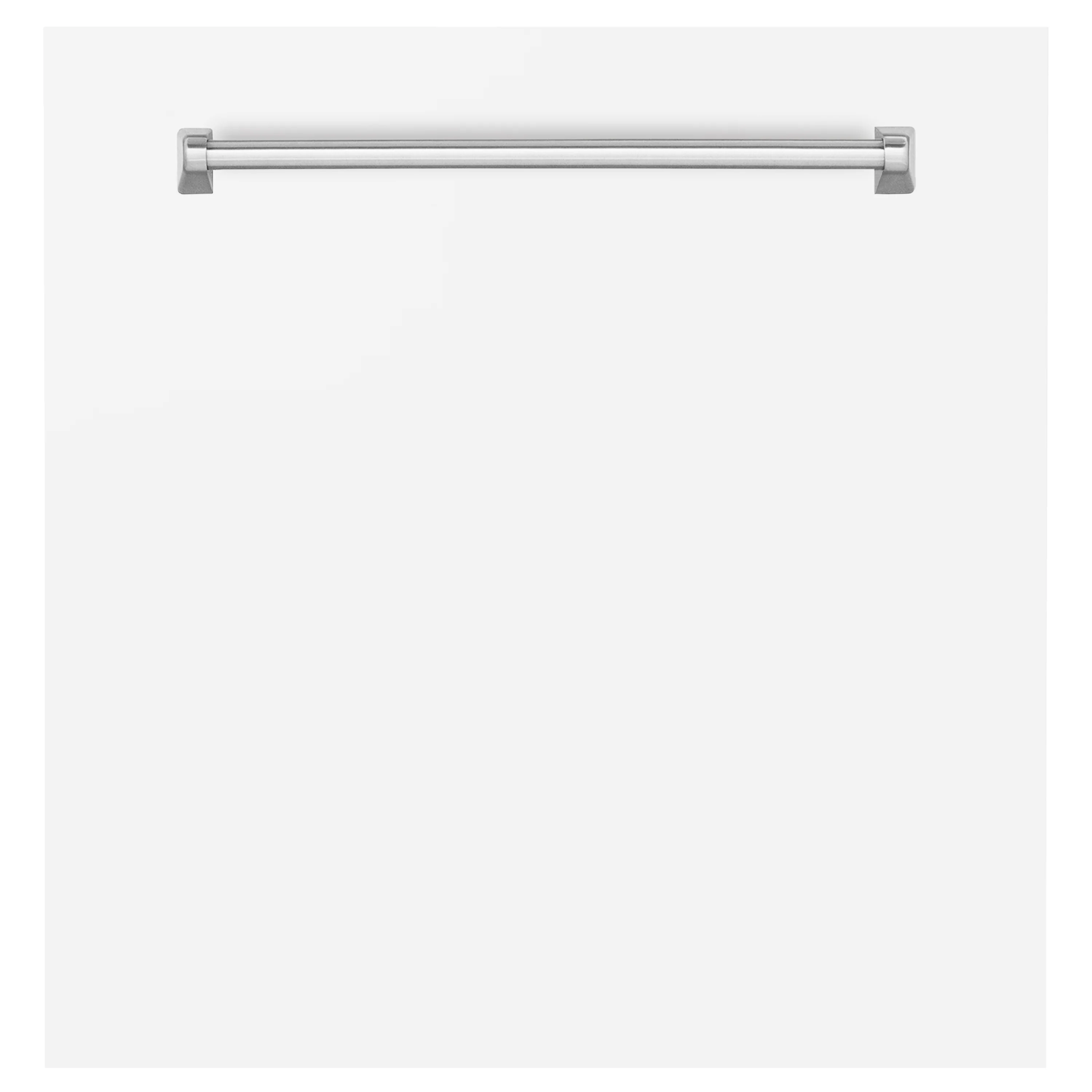 ZLINE 24 in. Monument Dishwasher Panel in White Matte with Traditional Handle (DPMT-WM-24)