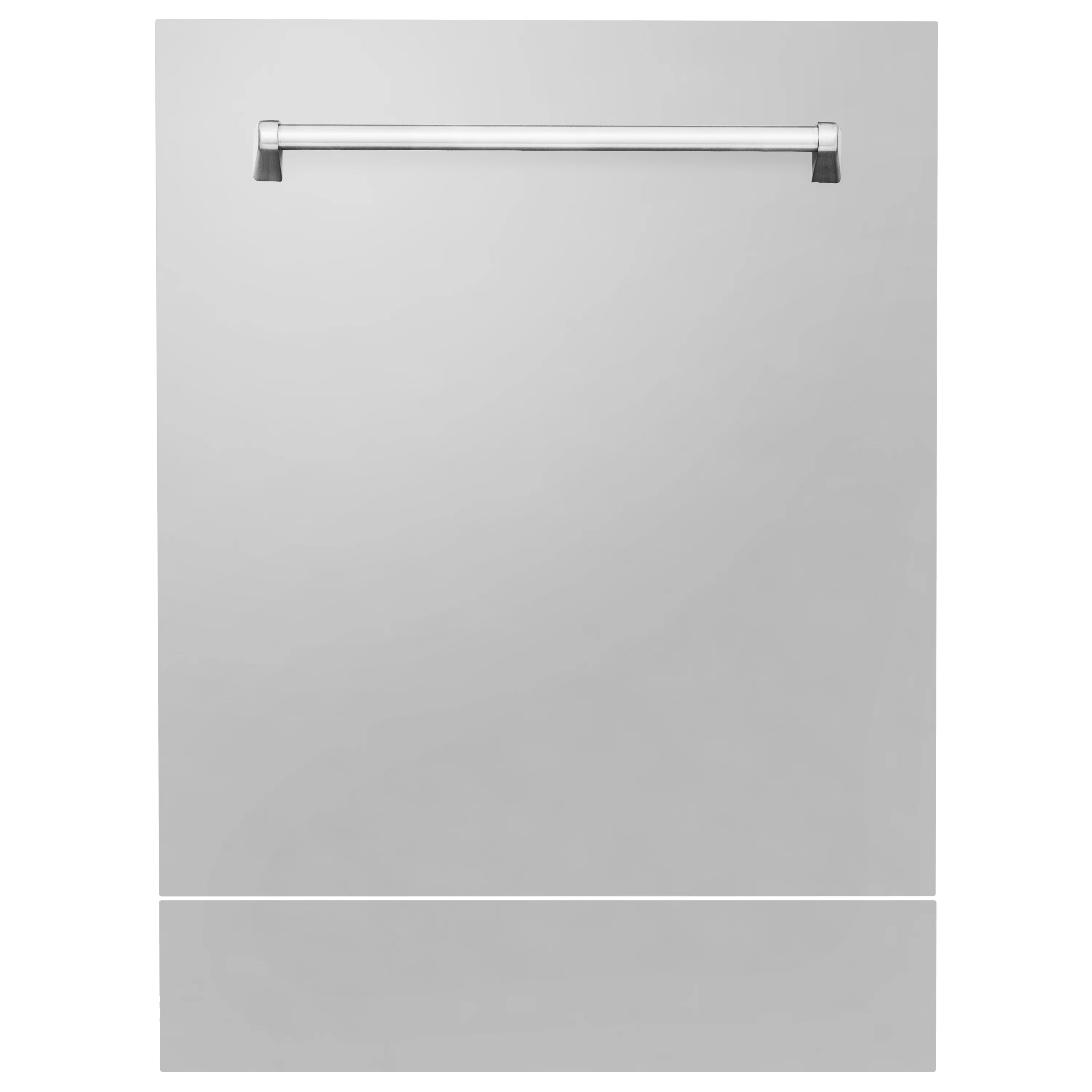 ZLINE 24 in. Tallac Tall Tub Dishwasher Panel in Stainless Steel with Traditional Handle - Image 3