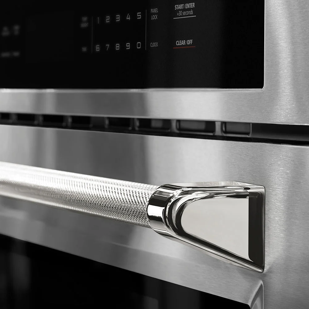 ZLINE Autograph Edition 30 in. Microwave Helix Handle (Set of 1) in Polished Nickel (MWHZ-30-K-PN) - Image 2