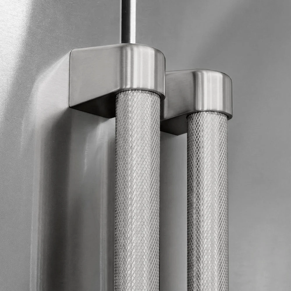 ZLINE 36 in. Built-In Refrigerator Helix Handles (Set of 3) in Stainless Steel (RBIVHZ-K-SS-36) - Image 2