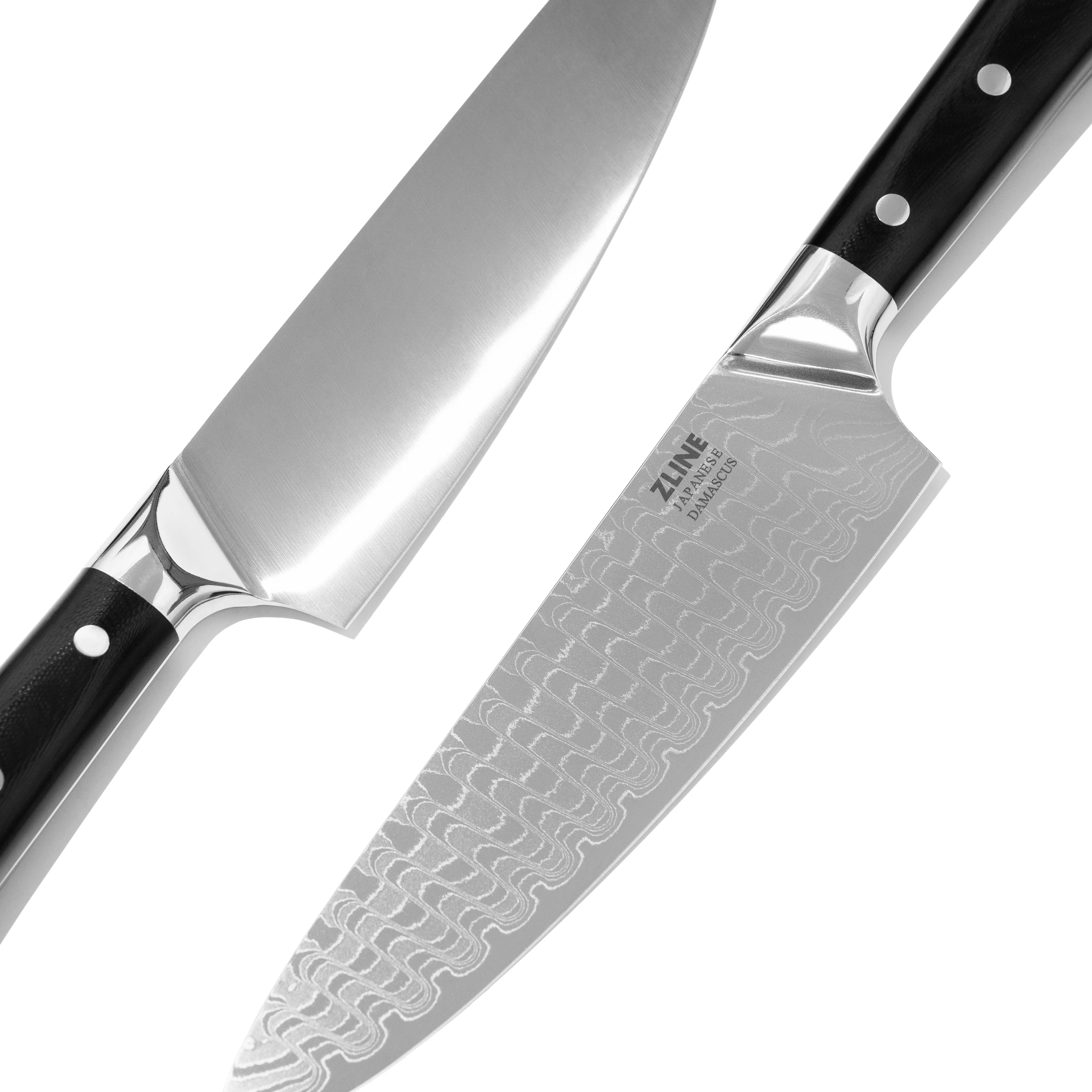 ZLINE 8 in. Professional Damascus Steel Chef’s Knife - Image 5