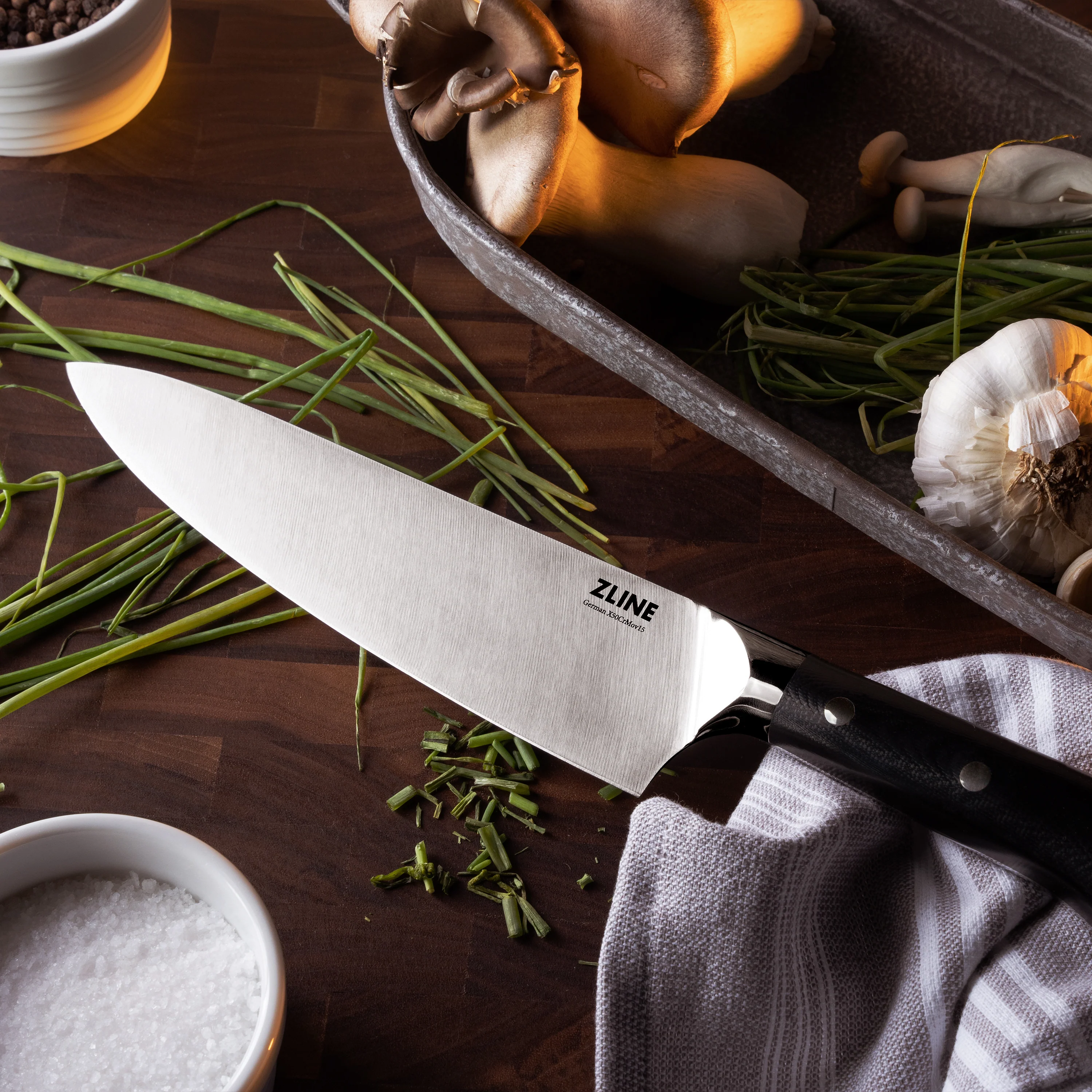 ZLINE 8 in. Professional German Steel Chef’s Knife - Image 9