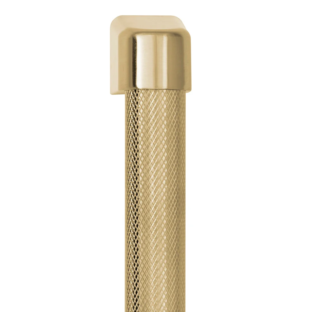 ZLINE Autograph Edition 36 in. Built-In Refrigerator Helix Handles (Set of 3) in Champagne Bronze (RBIVHZ-K-CB-36) - Image 3
