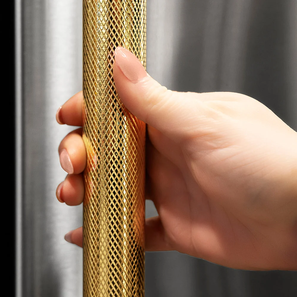 ZLINE Autograph Edition Column Refrigeration Helix Handle (Set of 1) in Polished Gold (RCHZ-K-G) - Image 2