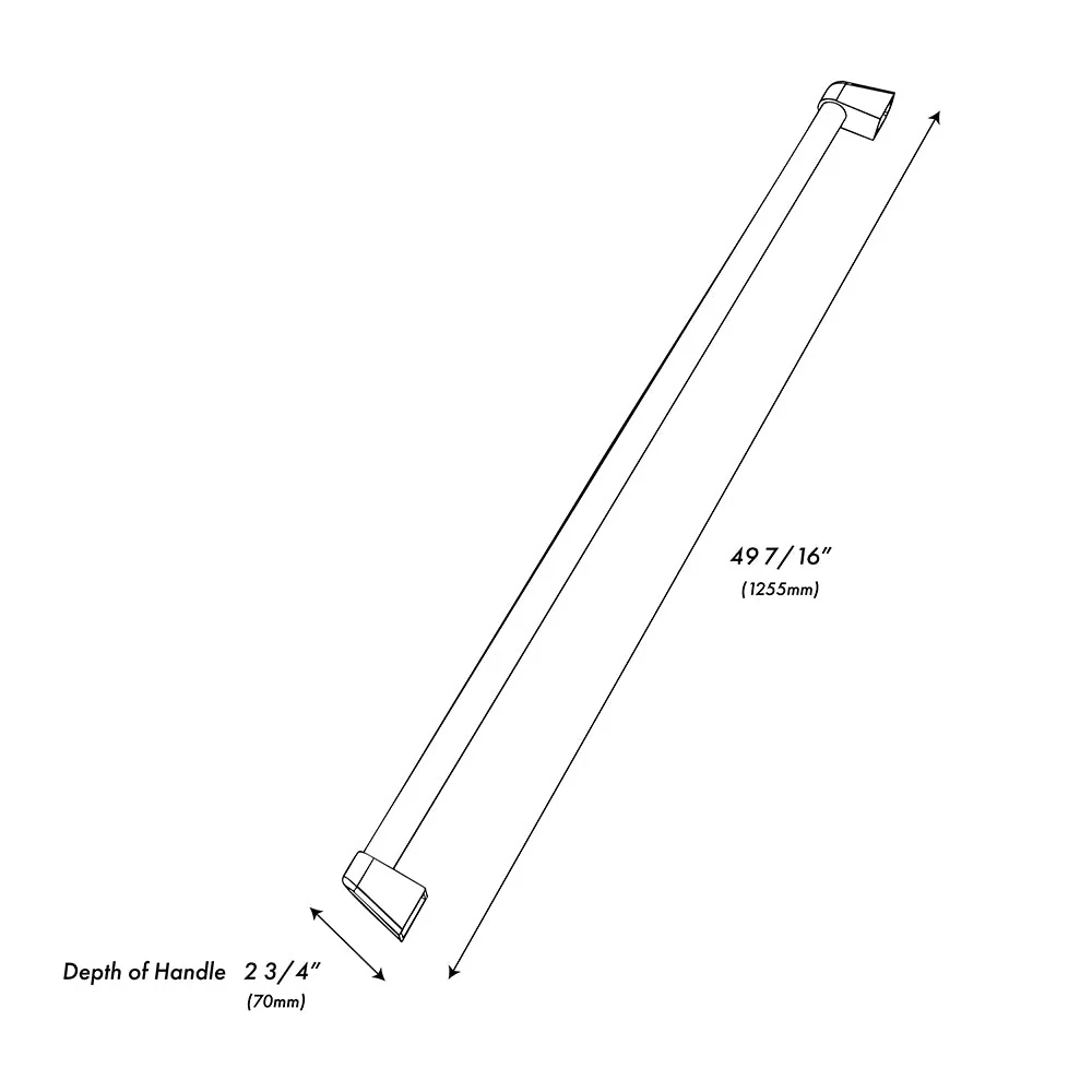 ZLINE Autograph Edition Column Refrigeration Helix Handle (Set of 1) in Polished Nickel (RCHZ-K-PN) - Image 6